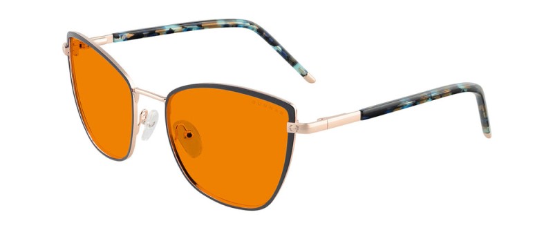 Erika - Prescription - Indigo Gold - Amber Max