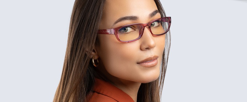 Elin - Prescription - Plum Crystal - Amber
