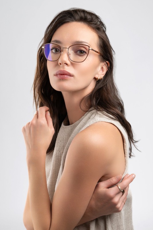 Erika - Prescription - Coffee Gold - Amber Max