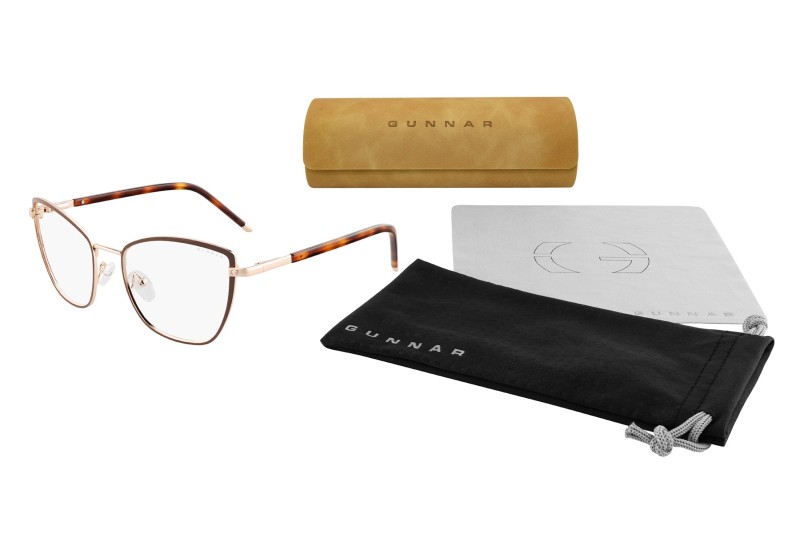 Erika - Prescription - Coffee Gold - Clear Pro