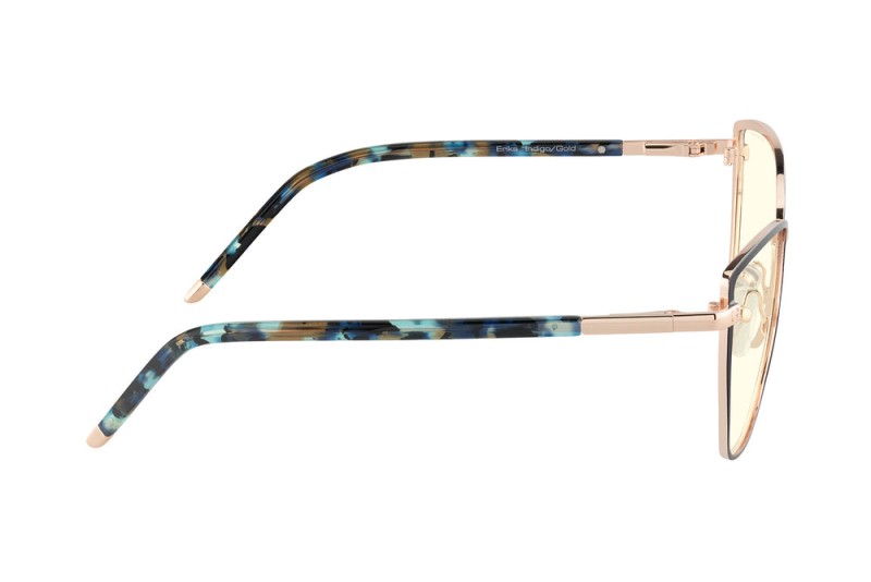 Erika - Prescription - Indigo Gold - Clear