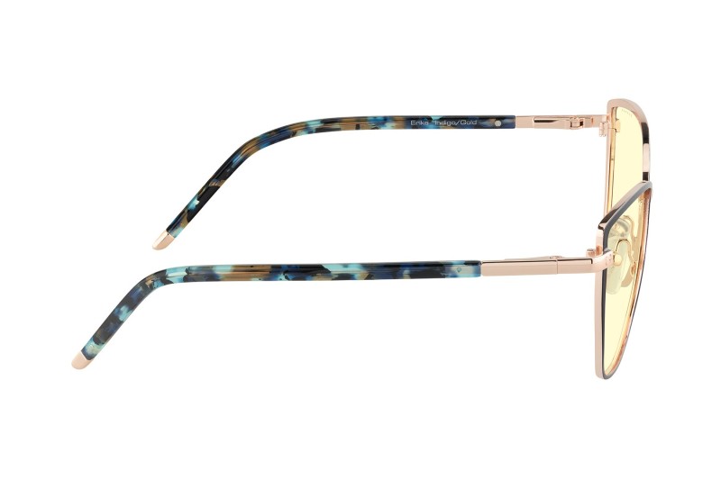 Erika - Prescription - Indigo Gold - Amber