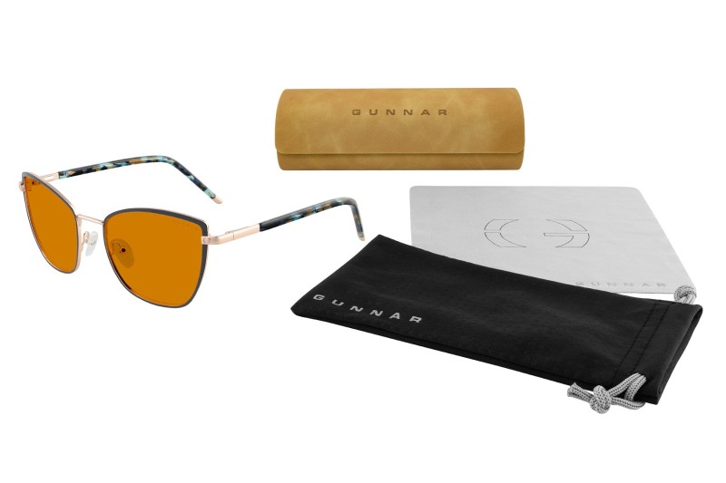 Erika - Prescription - Indigo Gold - Amber Max