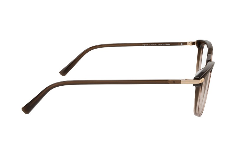 Ingrid - Prescription - Cocoa Fade Crystal - Clear Pro