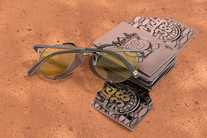 Fallout Lucky 38 - Prescription - New Vegas Alloy - Clear Pro