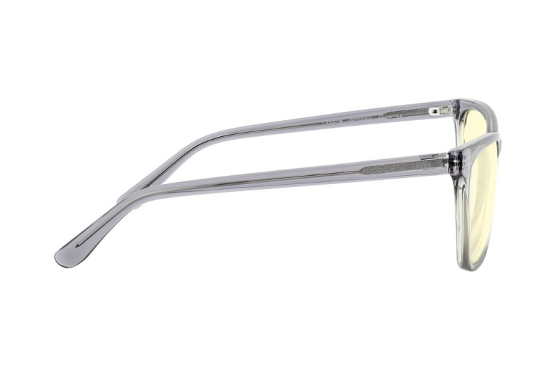 Tindra Reader - Smoky Quartz - Amber - +1.00