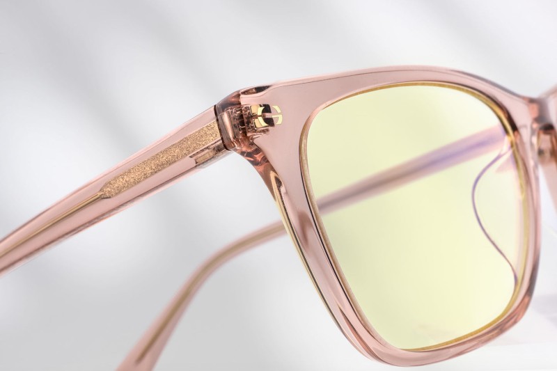 Tindra Reader - Rose Latte - Amber - +1.00