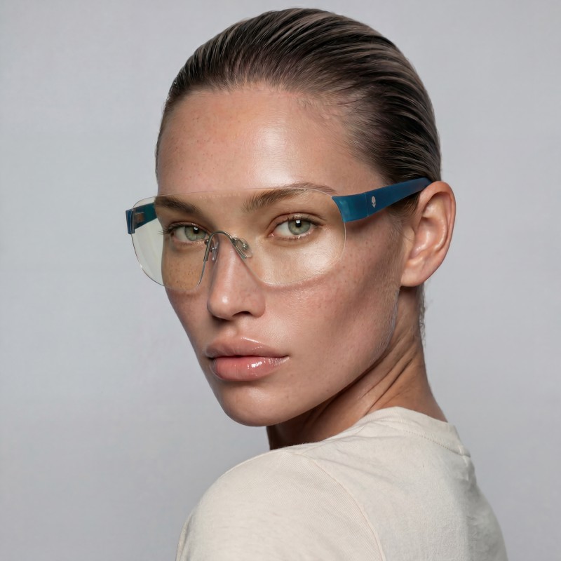 GUNNAR-Bermuda Triangle-- - Liquid Teal - Clear