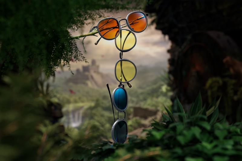 Tomb Raider Croft - Metal Inro - Amber/Sun Shift
